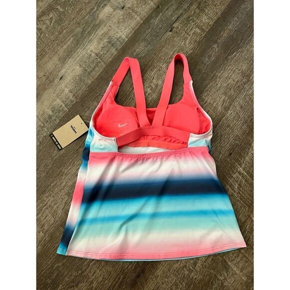 Nike Women's V Back‎ Tankini Top-Size Small - Picture 4 of 7
